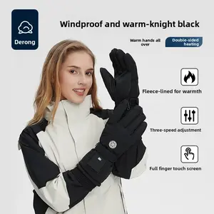 Thermal Touchscreen Winter Gloves | Water-Resistant Anti-Slip Design Men & Women. Expertly Crafted Skiing, Cycling, Running, Driving, Hiking, & Daily Use.Walking, Texting, Freezer Work, Gardening, and Daily Activities. Rechargeable heated gloves