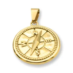 Compass Pendant - High Quality - Stainless Steel Compass Pendant - High Quality - Stainless Steel