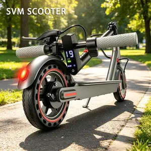 8.5" Foldable Commuter Electric Scooter, 350W Power Motor, 19 MPH Max Speed, 12 Miles Range, Smart APP Supported for Adults