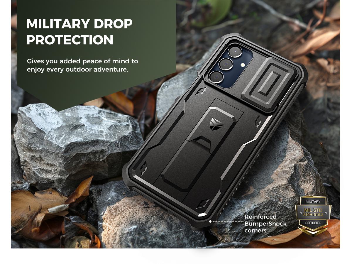 Dexnor for Samsung Galaxy A16-5G Case, 2 Front Frame Bulit-in Slide Camera Cover & Kickstand Heavy Duty Protection Shockproof Samsung A16-5G Case with Screen Protector Dexnor for Samsung Galaxy A16-5G Case, 2 Front Frame Bulit-in Slide Camera Cover & Kickstand Heavy Duty Protection Shockproof Samsung A16-5G Case with Screen Protector