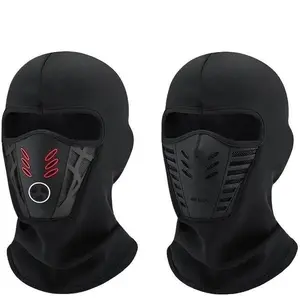 2 Pcs Winter Warm Balaclava Full Face Cover Windproof Soft Thermal Headwear for Motorcycle Cycling Skiing Outdoor Sports