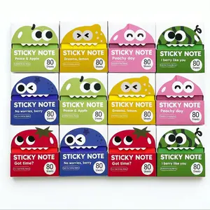 Transparent Pull-Out Sticky Notes (12 Boxes, 960 Sheets Total) - Office & School Supplies, Strong Adhesion, No Residue, 50 Reuses Per Sheet, Suitable for Office Work, Study
