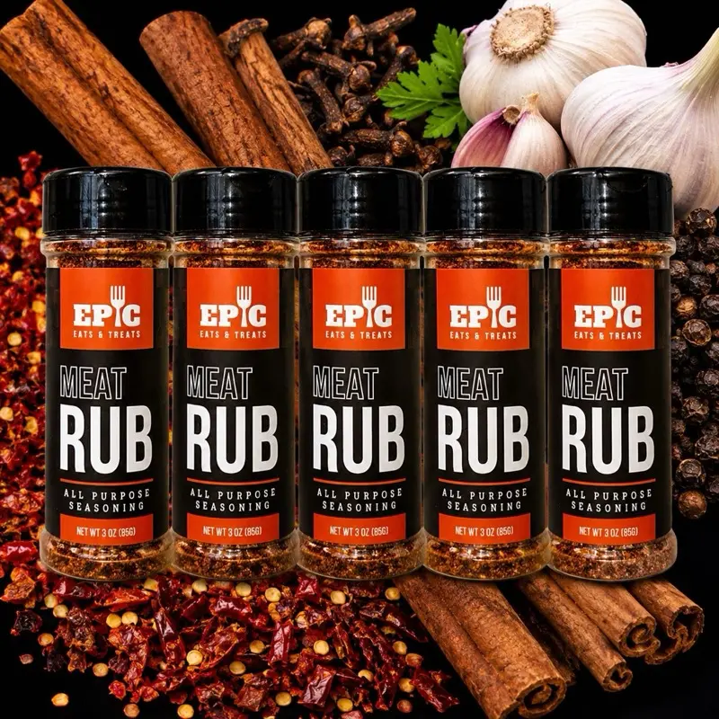 5 - MEAT RUB SPICE BUNDLE - EPIC EATS & TREATS Flavor