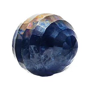 CDNY Thumbprint Aurora Crystal Ball -Small, Medium, Large Faceted Glass