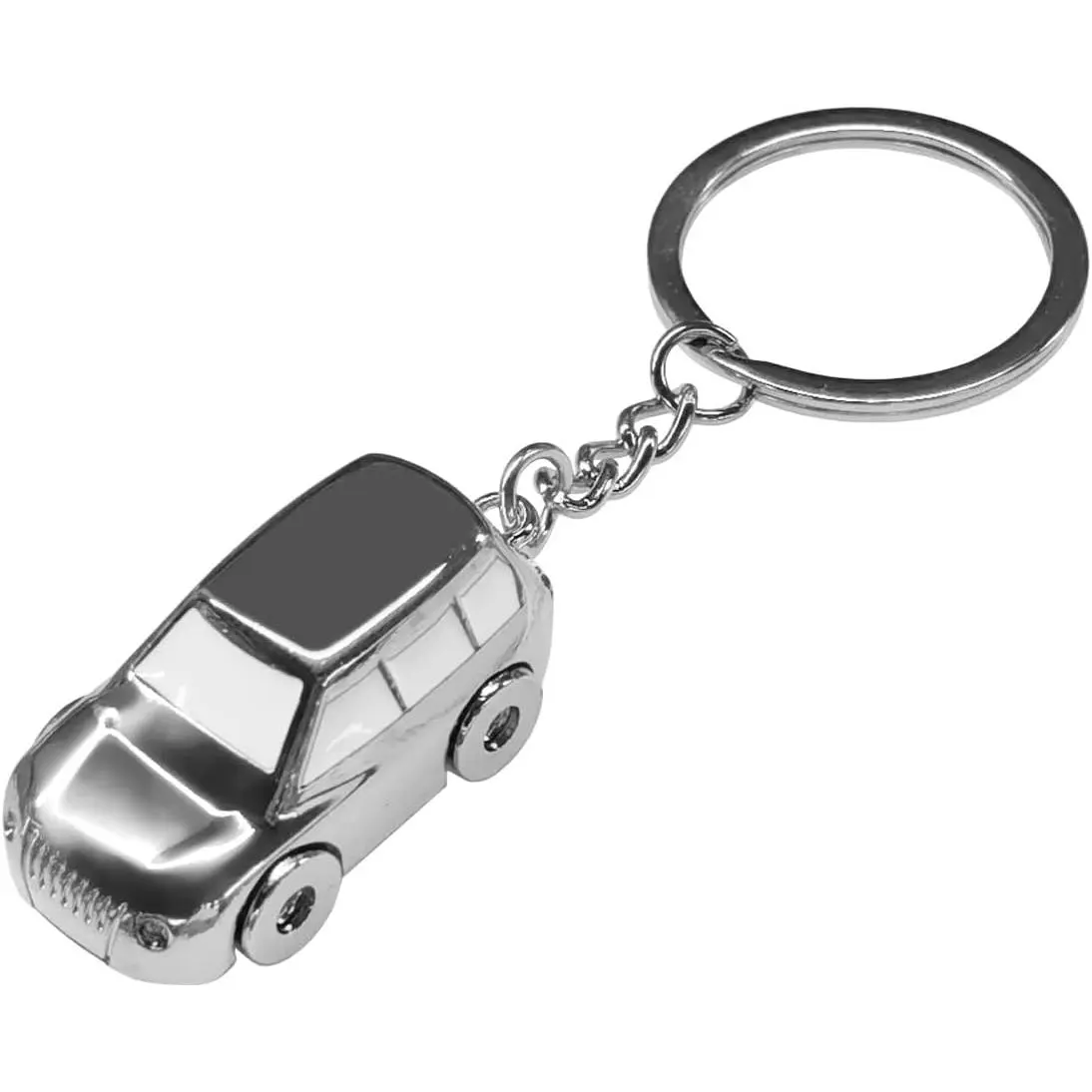 3D F1 Race Car Keychain, Sturdy Zinc Alloy Heavy-Duty Key Ring, Automotive Interior Decoration Gift for Father, SUV Car Accessory