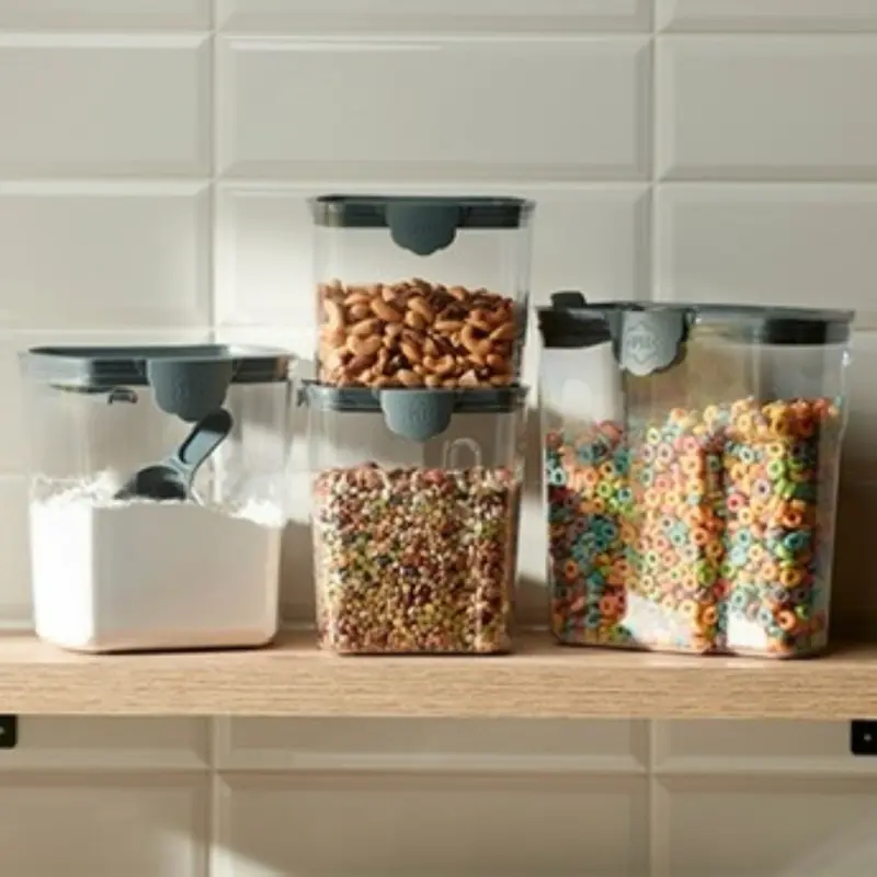 Airtight Storage Containers Set - Perfect for Organizing and Preserving Food