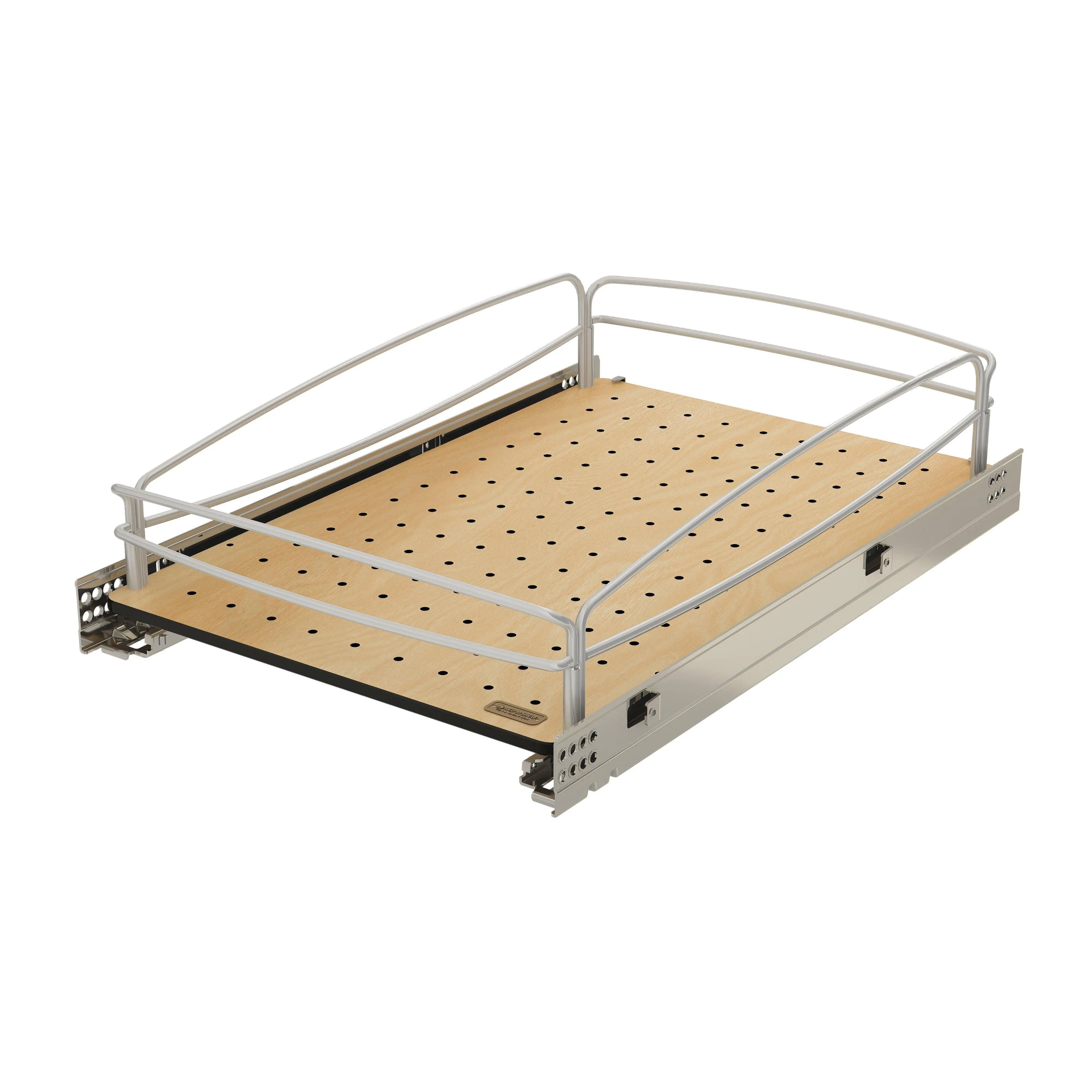 Rev-A-Shelf Solid Bottom Pullout Base Soft-close Cabinet Organizer, 54BK-15SC-1