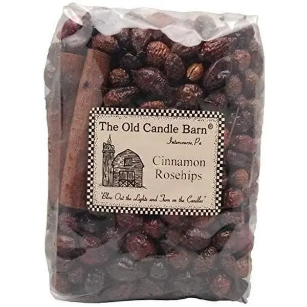 Old Candle Barn Cinnamon Rosehips 4 Cup Bag Potpourri - Made in USA