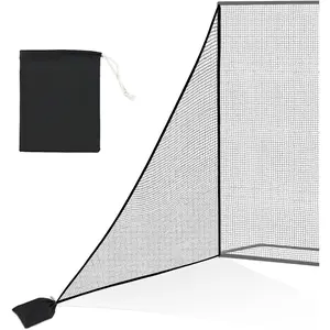 Heavy Duty 7*10FT/7*7FT Side Barrier Net Attachment for Golf Hitting Nets with Sandbag, Suitable for Golf, Baseball and Hockey Training