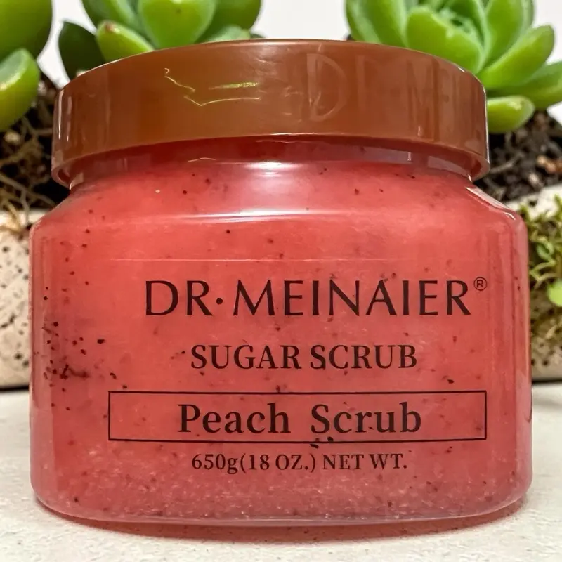 Brown Sugar Scrub - Gentle Skin Care & Body Care Cleanser, 18oz Natural Hydrating Body Exfoliator for Soft Skin
