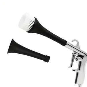 High Pressure Air Pulse Cleaning Gun, 1/4" Connect Car Seat & Carpet Washer Tool with 2 Nozzles