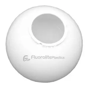 G8WA4TLN:  8" Acrylic Lamp Post Globe Smooth Textured with 4" Twist Lock Neck
