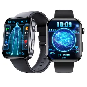 2.1-inch F300 high-definition large screen smart watch, Bluetooth call, voice assistant, step counting, ECG, heart rate, blood oxygen, blood glucose, sleep monitoring, SOS call, multifunctional IOS10.0, Android 5.0 system, sports wristband