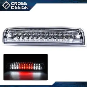 CROSSDESIGN Clear Chrome Third Brake Tail Light Cargo Lamp Fit For 09-17 Dodge Ram 1500 1PCS