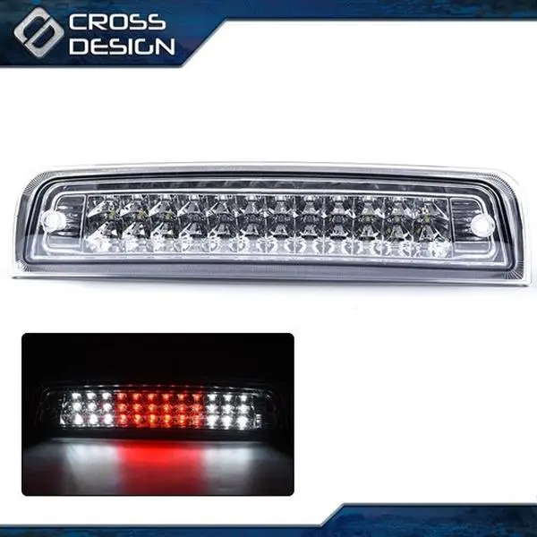 CROSSDESIGN Chrome Finish Third Brake Light Lamp Assembly, Intense Beam Cargo Lamp, Fit For 09-17 Dodge Ram 1500 (1PCS)