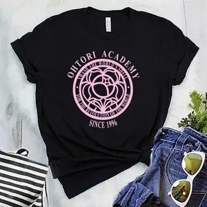 Revolutionary Girl Utena  Ohtori Academy (Pink) T-Shirt