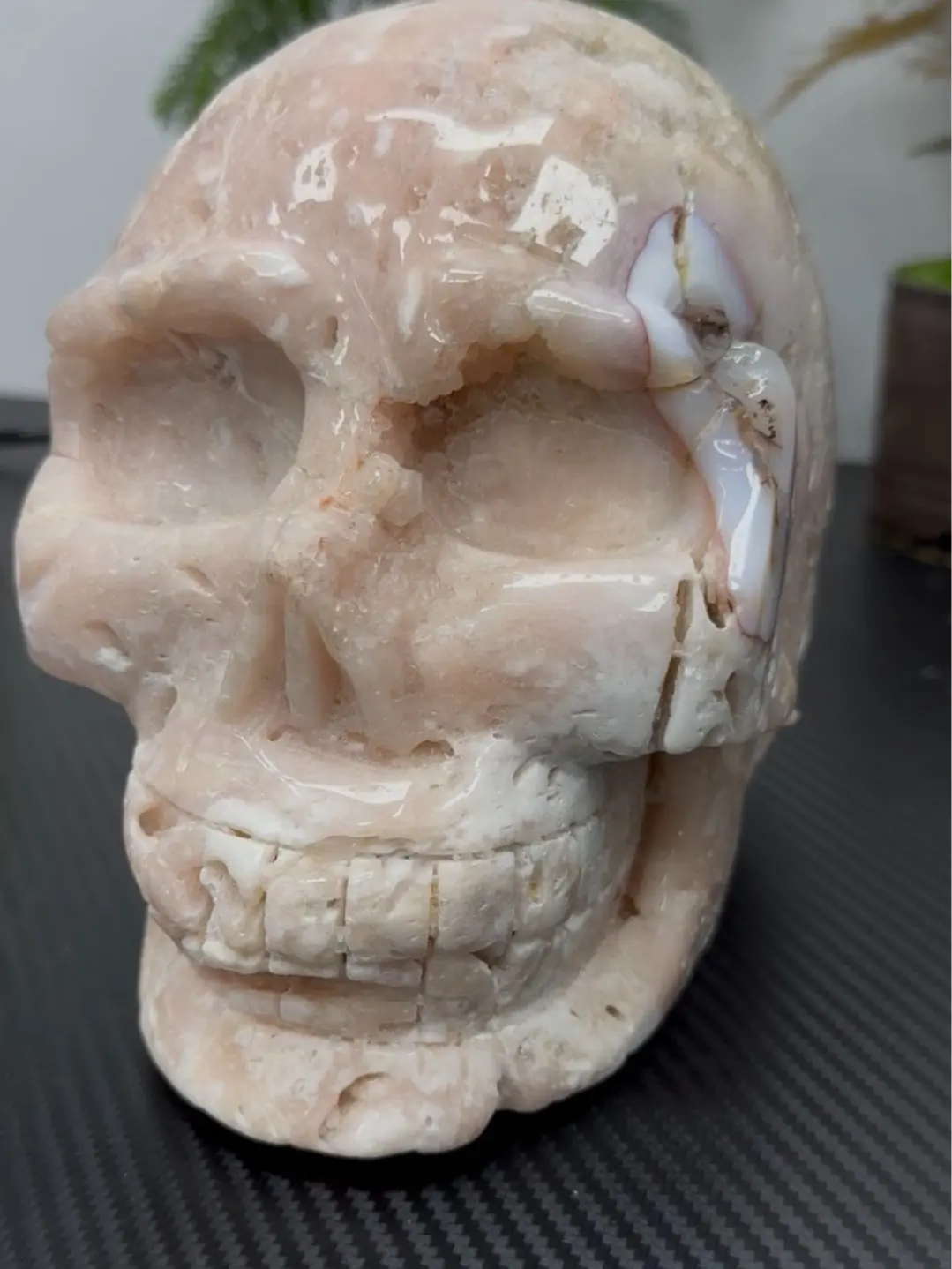 Siya(6256)gc.pink amthyst skull