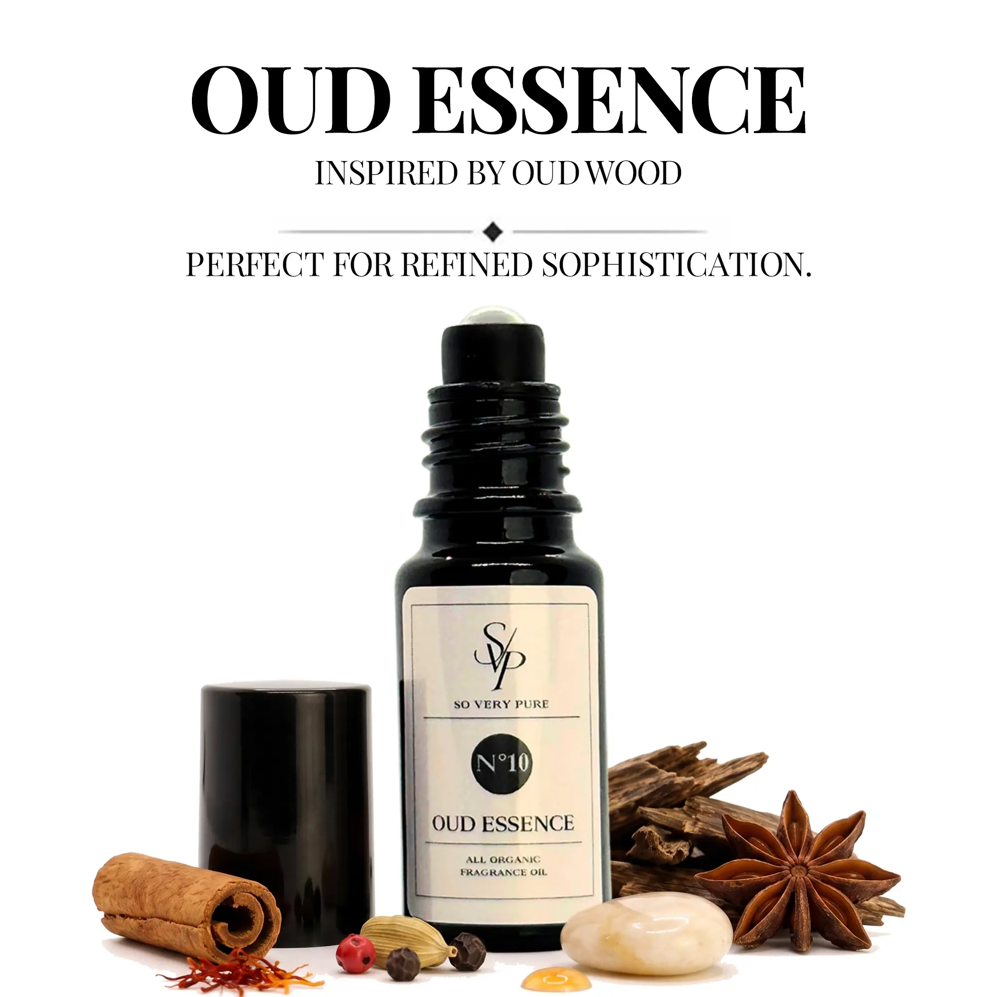 SVP #5 Avéntis Roll-On Cologne Oil - Fresh Fruity Woody Fragrance, Alcohol Free, 10 mL