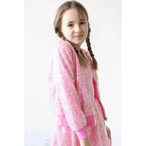Bubblegum Sequin Jacket