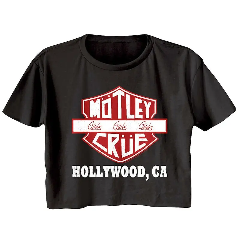 Motley Crueeeee Womens Crop Top