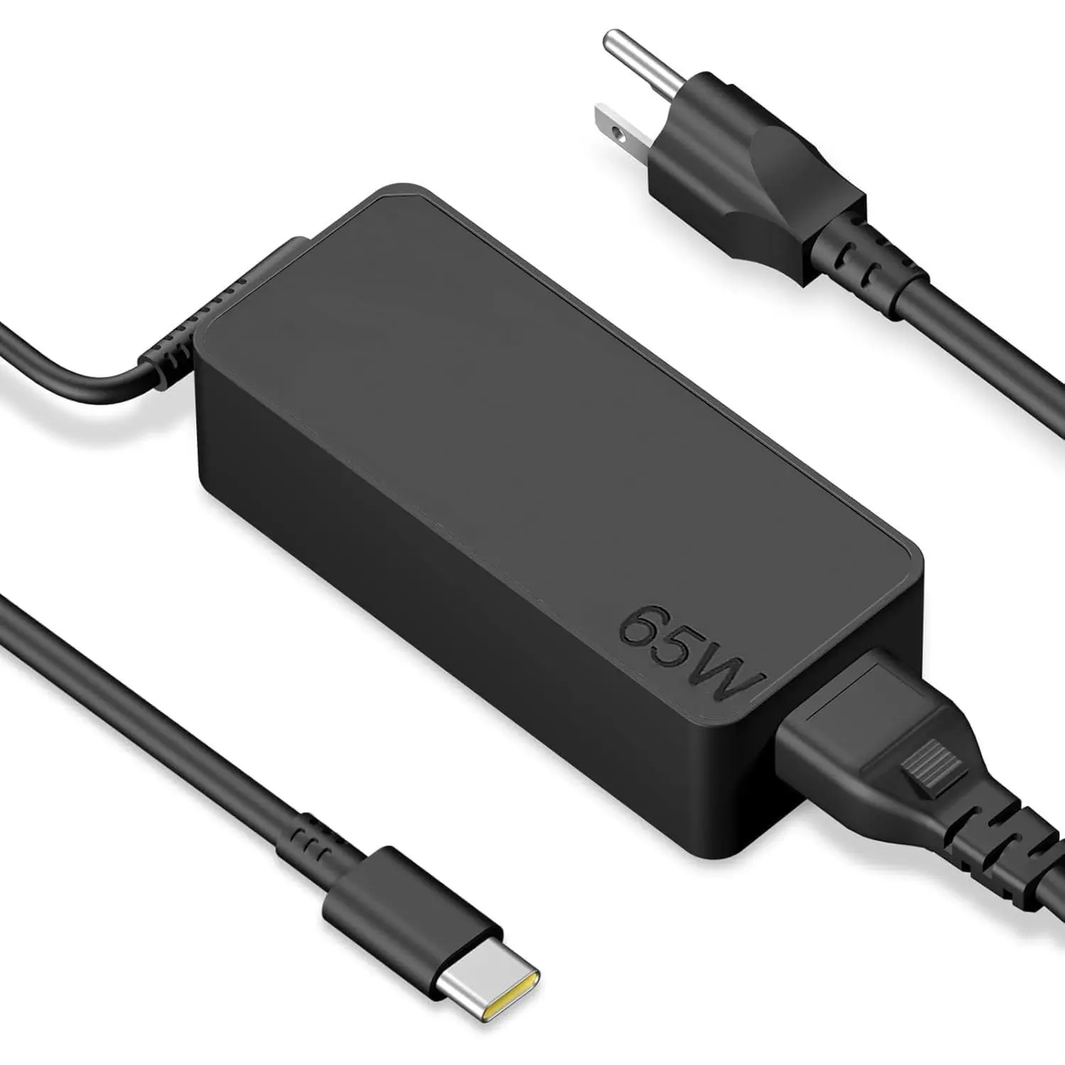 65W/45W USB-C Wall Charger Compatible with Lenovo Thinkpad/Yoga/Chromebook Laptops, Fit for T480 T480S C930 C940 100e 300e 500e, 100-240V 15V-3A 20V-3.25A, Replaces ADLX65YDC2A ADLX65YLC3D 4X20M26268 01fr024