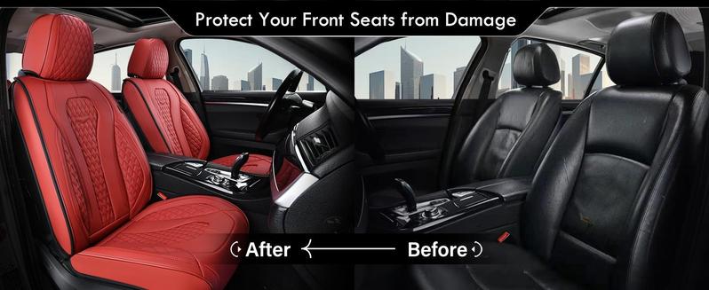 【Coverado】Universal Fit 5-Seater PU Leather Car Seat Cover - Universal Auto Sedan Seat Cover Luxury Leather Custom Seat Covers for Pick-up Truck - Seat Filler Royal Blue - Fits 6000+ Models 1Year Warranty Black Friday Deal B8839