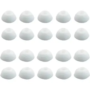 5 Sets Pro Fingerboard Bushings 75A Good Rebound Urethane Material for Professional Fingerboard Trucks (75A White)