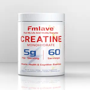 Fmlave Creatine Monohydrate Powder | 100% Creatine Monohydrate, Natural Ingredients, Unflavored & No Additives | Supports Energy, Cognitive Health & Post-Workout Muscle Recovery; Aids Muscle Strength | For Both Men & Women, Ideal for Fitness