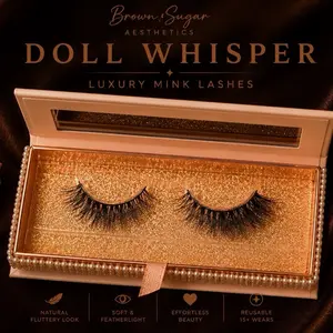 Doll Whisper Strip Lashes, Makeup Eyelashes for Beauty & Personal Care