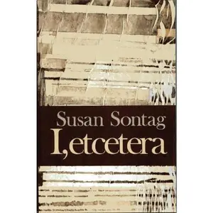 USED-I, Etcetera by Susan Sontag (Hardcover)