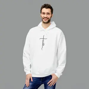 Christian Cross Hoodie | Faith Hoodie | Jesus Streetwear Hoodie | Unisex Religious Sweatshirt
