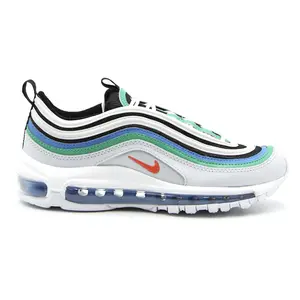 Youth Nike Air Max 97 Pure Platinum/Lt Crimson-Black (921522 031) (GS)
