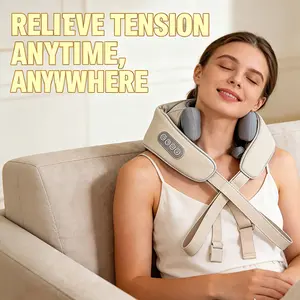 Cordless 3D Kneading Massage Pillow with Heat – Deep Relief for Neck & Back, Perfect for Home or Travel  #summervibes summervibes Neck Shoulder Relaxer