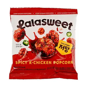 LALASWEET Korean Low Sugar Spicy Chicken Popcorn 30g - Olive Young & CU  Snack