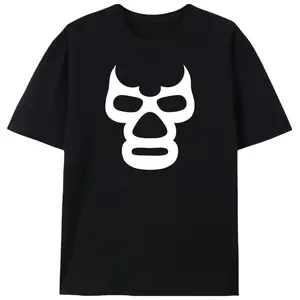 Iconic Lucha Libre Mask Men's T-Shirt |   Mexican Wrestling Retro Streetwear Graphic Tee