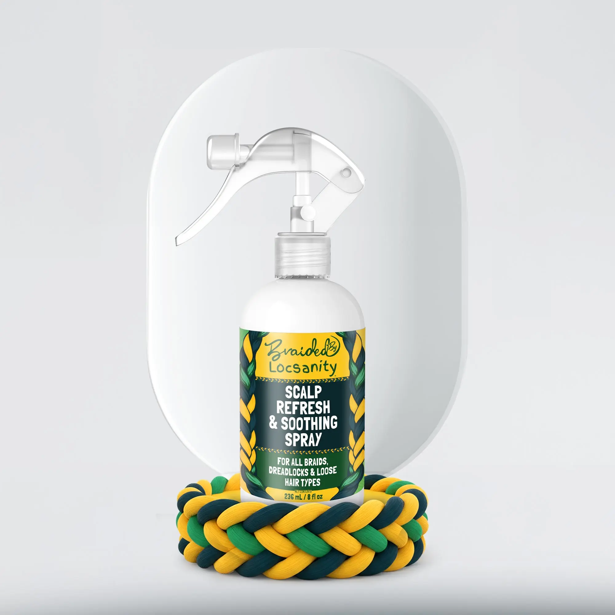 Braided by Locsanity Scalp Refresh & Soothing Spray Nourishing Lightweight