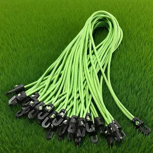 12 Heavy-duty elastic rope with hook and tension belt-adjustable multifunctional strap for household, travel and camping equipment | Durable polyester/rubber/plastic, windproof folding design, automobile and camping accessories. Adjustable ropes