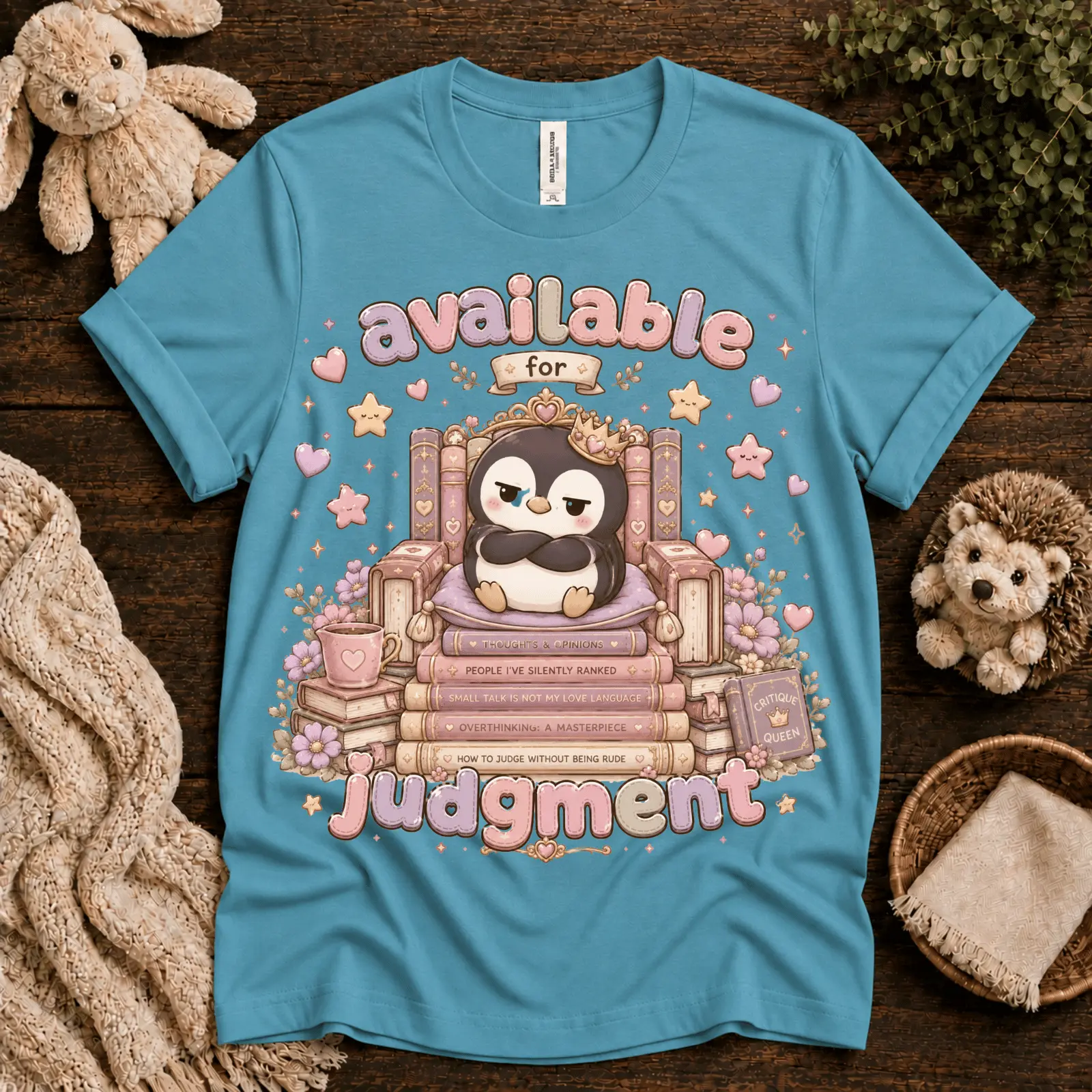 Available For Judgement | Cute Animal Graphic T-Shirt