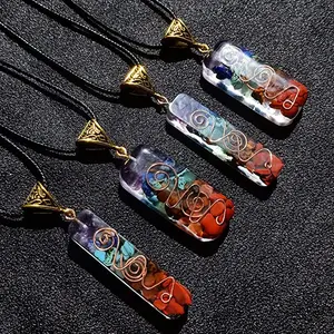 7 CHAKRA CRYSTAL ORGONE NECKLACE (UNISEX)