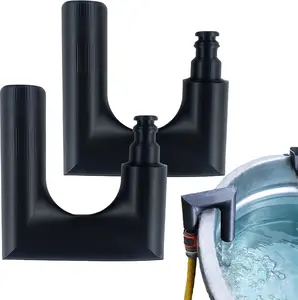 Pool Filler Hook Water Hose Holder, Precise Water Flow Guide Stable Design Pool Pipe Fixer, Non Slip Design Swimming Pool Pipe Holder for Swimming Spa Pond
