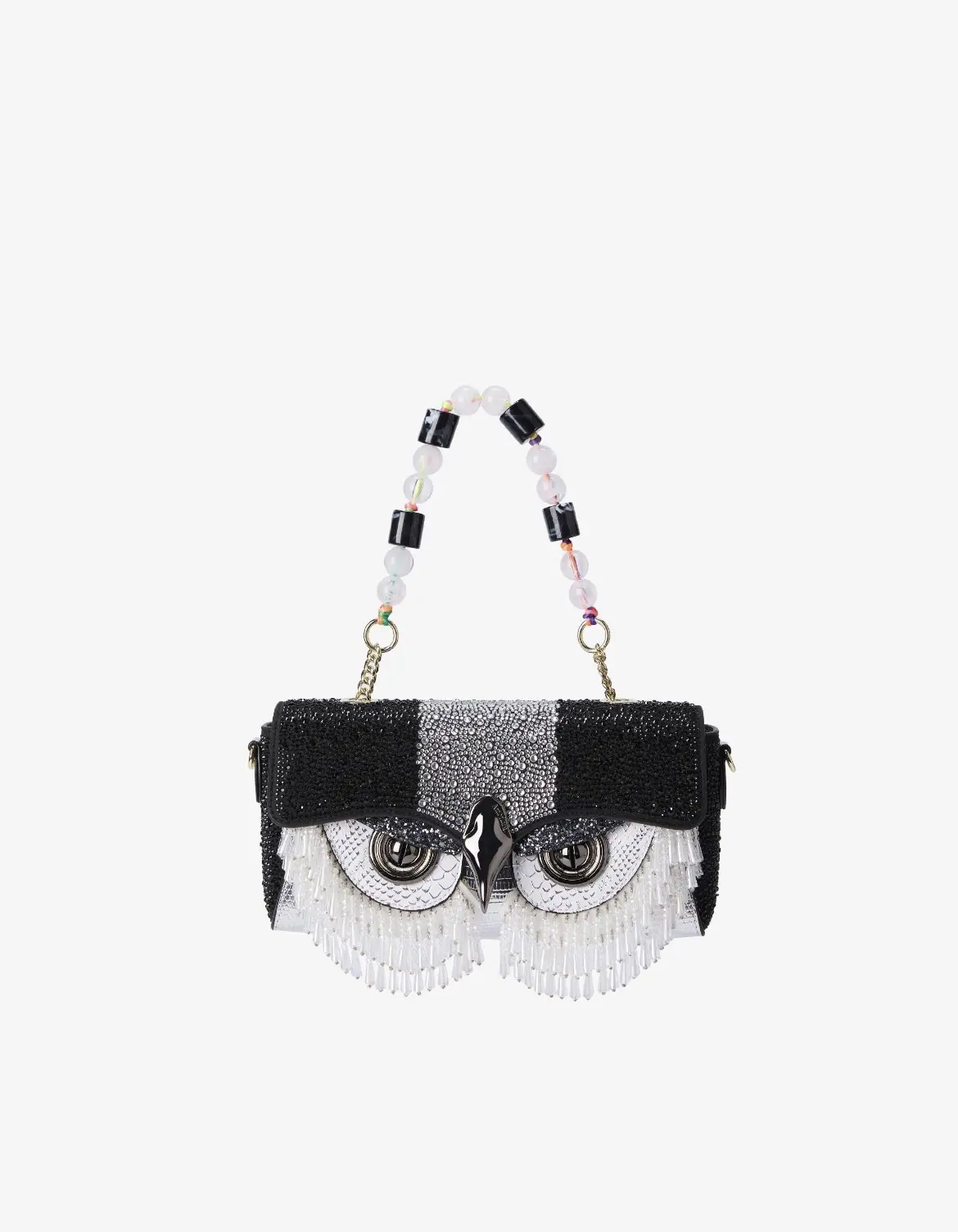 AMOFLARE Women's Crossbody & Shoulder Bags with bedazzled owl  design