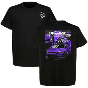 Charger SRT Hellcat Muscle Car T-shirt - Dodge Car Tee, Racing Fan Shirt Unisex Ultra Cotton T-Shirt Car Enthusiast Top Menswear