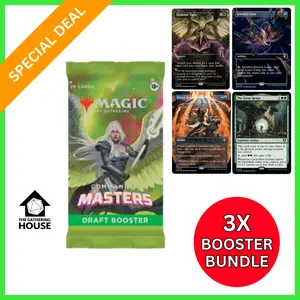 1x or 3x Bundle - Commander Masters - Draft Booster Pack - (CMM) - MTG - Magic the Gathering