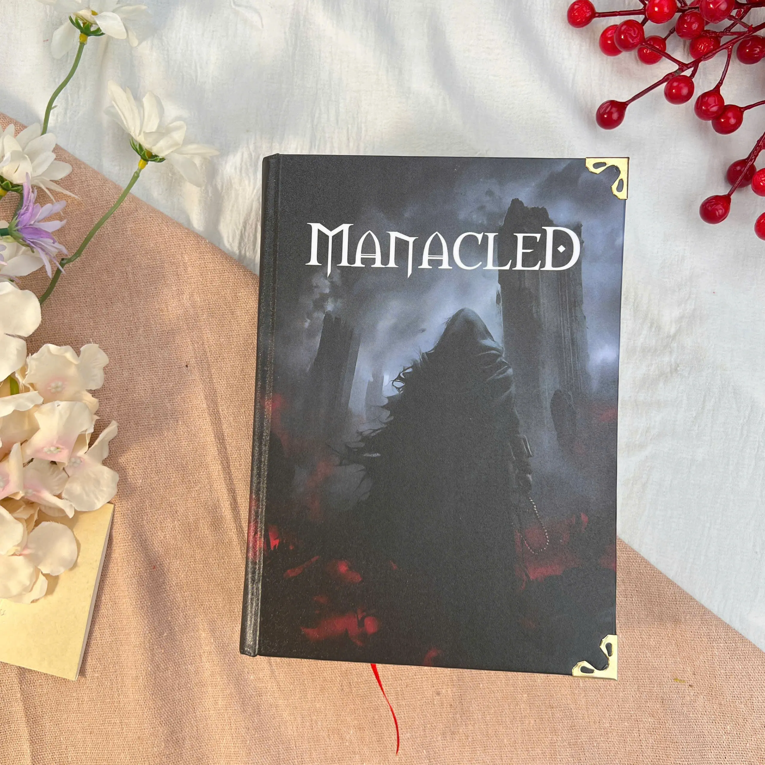 Manacled Hardcover - SenLinYu Fanfic - Dramione Fanfiction Book - Dark Dystopian AU Rebound Hardback - High Fantasy Grimdark Landscape Art Collector Gift