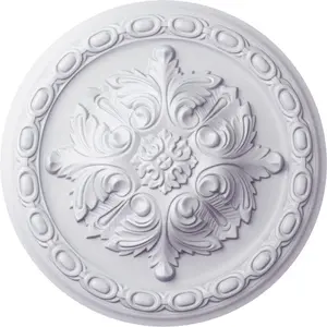 11 3/8"OD x 2"P Acanthus Ceiling Medallion