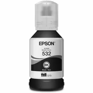 Epson T532 Ink Bottle - Genuine EcoFit Monochrome Ink Refill for EcoTank and WorkForce Printers