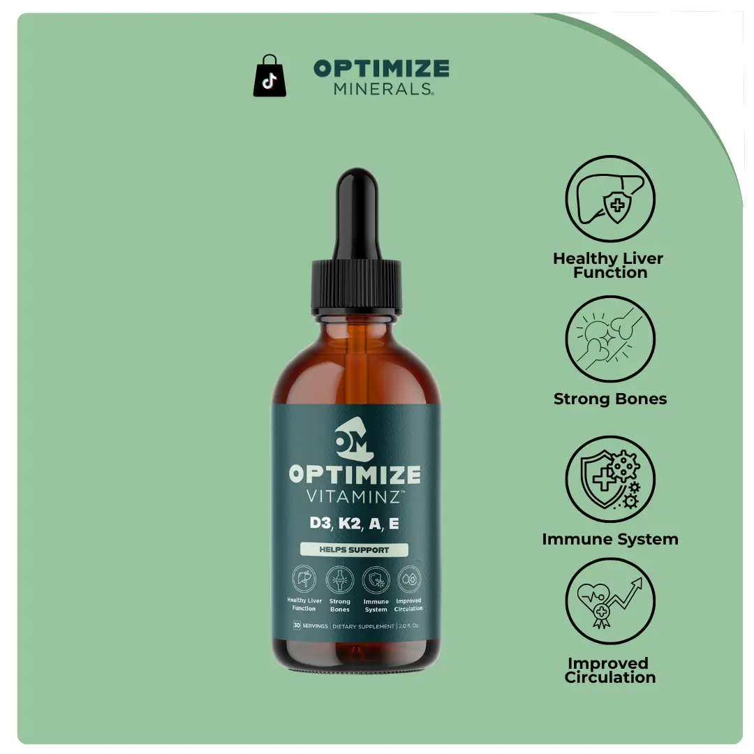 OPTIMIZE VITAMINZ - Daily Essential Fat Soluble Vitaminz to Fuel Immunity OPTIMIZE VITAMINZ - Daily Essential Fat Soluble Vitaminz to Fuel Immunity