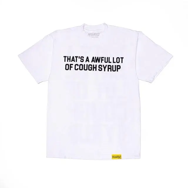Classic Cough Syrup Tee By Desto Dubb – THATS A AWFUL LOT OF... LLC, Full Color, Full Sizes, For Men, For Woman