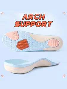 Eva Sport Support Insoles, Breathable Sweat-Wicking, Arch Support, Shock Absorption, Outdoor Sports, Unisex Shoe Inserts
