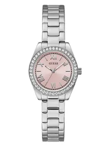 GUESS Female Silver-Tone Analog Watch